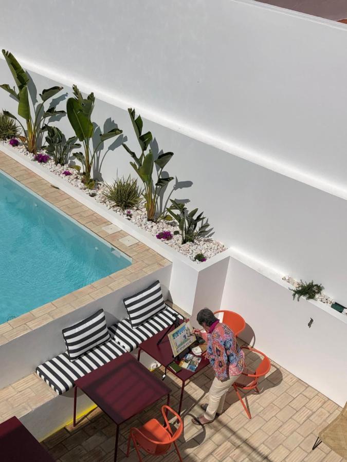 Casa Rosa Villa With Pool In Olhao Centre Экстерьер фото